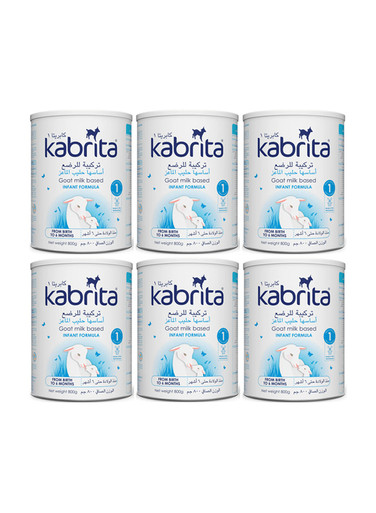 Kabrita 1 Infant Milk, 0-6 Months, 6 x 800g For Your Baby Buy Now & Get ...