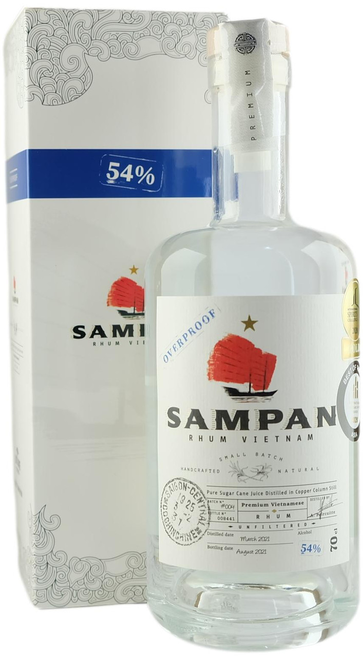 Sampan Overproof Vietnamese Rhum Agricole - The Oak Barrel