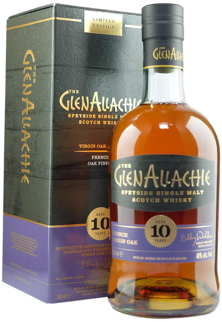 Glenallachie 10-Year-Old Virgin Oak Series: French Oak Single Malt Scotch Whisky