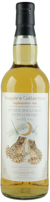 Highlander Inn Maggie's Collection Glen Moray 2008 13-Year-Old Single Malt Scotch Whisky (bottled for The Whisky LIst)