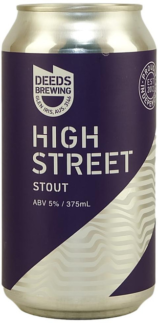 Deeds 'High Street Stout' 375ml 5%