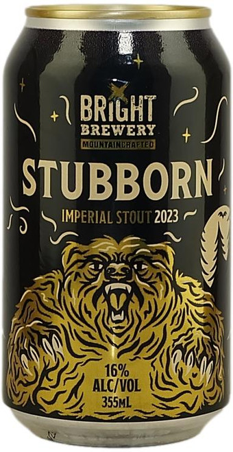 Bright Brewery 'Stubborn' 2023 Imperial Stout 355ml 16%