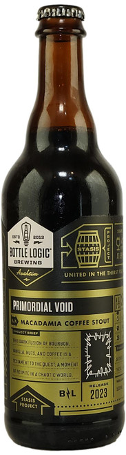 Bottle Logic 'Primordial Void' BBA Imperial Stout w Vanilla, Macadamia, & Coffee 500ml 13.5%