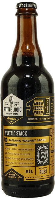 Bottle Logic 'Voltaic Stack' BBA Imperial Stout w Banana, Walnut, Maple, & Cinnamon 500ml 13.1%