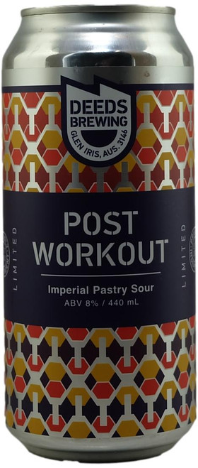 Deeds 'Post Workout' Imperial Pastry Sour 440ml 8%