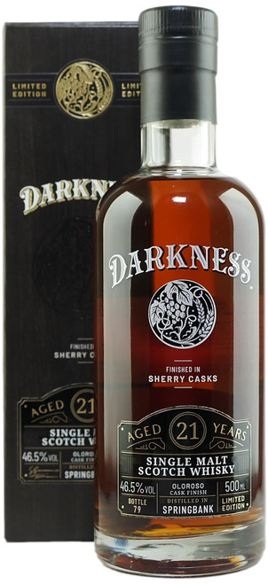 Darkness Springbank 21-Year-Old Oloroso Cask Single Malt Scotch Whisky