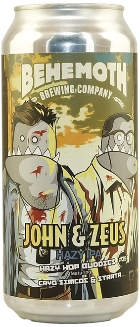 Behemoth 'John & Zeus: Hazy Hop Buddies #39' NEIPA 440ml 5.8%