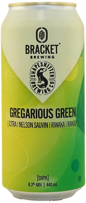 Bracket x Shapeshifter 'Gregarious Green' NEIIPA 440ml 8.3%