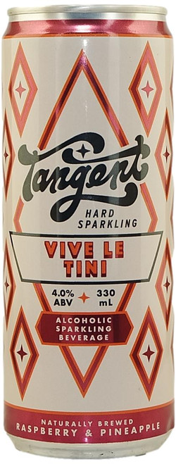 Tangent 'Vive Le Tini' Raspberry & Pineapple Seltzer 330ml 4%