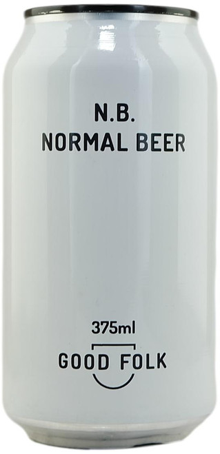 Good Folk 'Normal Beer' Lager 375ml 4%