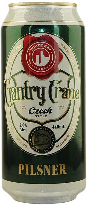 White Bay 'Gantry Crane' Czech Style Pilsner 440ml 5%