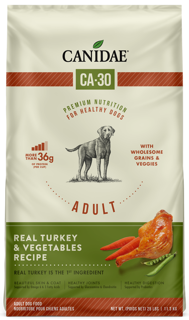 CA-30 Real Turkey, Peas & Carrots: 25lb