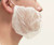 Life Guard Non-woven Beard Covers, White, Side