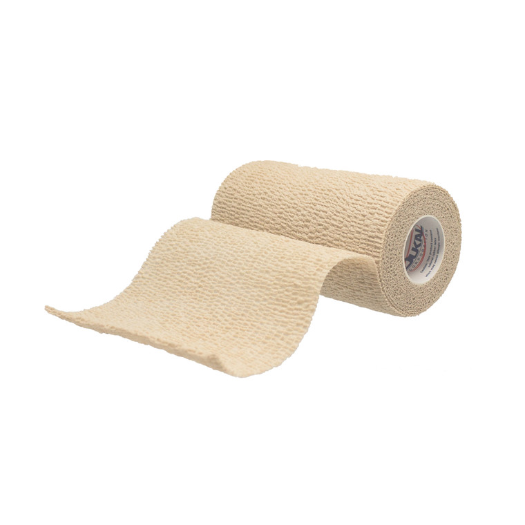 Dukal™ Flexible Cohesive Bandage, 6" x 5 yard, Tan Color