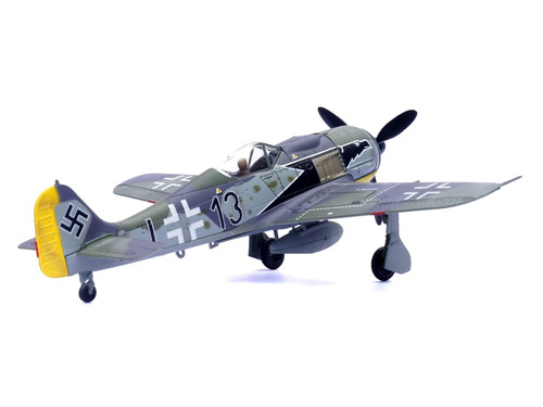 Focke-Wulf Fw 190A Aircraft "Black 13 8./JG 2 Richthofen France" (1943) German Luftwaffe 1/72 Dieca