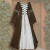 Color: Brown, Size: XXXL, Ships From: CHINA - Women Medieval Floor Length Dress halloween Cosplay C