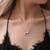Metal Color: Gold-color - Fashion Tiny Heart Dainty Initial Necklace With Letter Name Choker Neckla