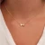 Metal Color: Gold-color - Fashion Tiny Heart Dainty Initial Necklace With Letter Name Choker Neckla