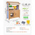 Mud Kitchen, Outdoor Mud Kitchen for Kids, Wood Outdoor Play Kitchens with Spoons, Sink, Tank, Suns