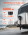 Electric Trailer Jack, 5000 lbs, Heavy Duty RV Electric Power Tongue Jack with 2 Way Connector, Man