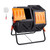 Compost Bin, 37-Gal Dual Chamber Composting Tumbler, High Volume Two Rotating Chambers with 2 Slidi