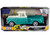 1957 Chevrolet 3100 Stepside Pickup Truck Lowrider Turquoise Metallic and White with White Interior