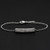 3W068 - Rhodium Brass Bracelet with AAA Grade CZ  in Clear