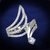 TS356 - Rhodium 925 Sterling Silver Ring with AAA Grade CZ  in Clear