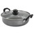 Gibson Everyday 12 Inch Highberry Nonstick All Purpose Pan with Lid in Grey