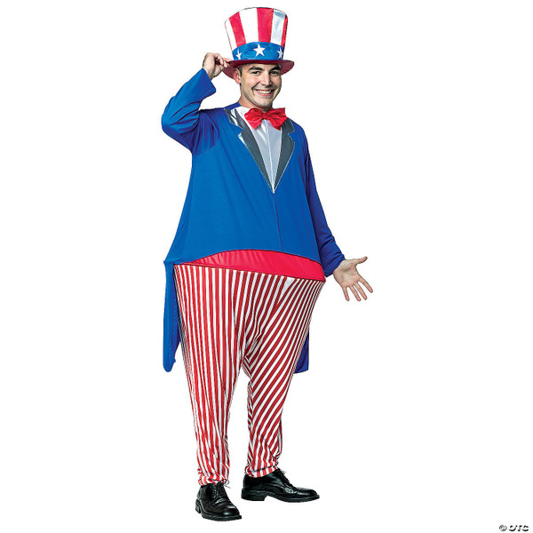 ADULT UNCLE SAM HOOPSTER COSTUME