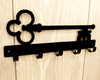 metal wall hung key rack