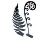 fiddlehead fern sculpture