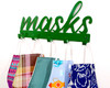 Calligraphy Design Mask Hanger