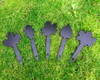 5 leaf plant markers