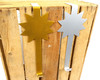 gold and silver star wreath ahanger