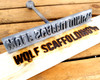 Personalised Branding iron and wood Personalised Branding iron and wood