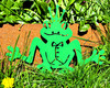 Freddie the Frog Garden Decoration