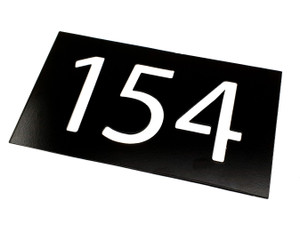 3 character house sign 3 character house sign