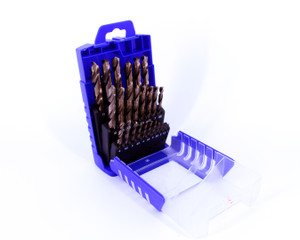 25 Piece Cobalt Drill Bit Set