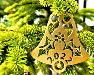Christmas Bell Bauble Decoration
