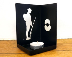 Tommy & Poppy Remembrance Tealight Holder Tommy & Poppy Remembrance Tealight Holder