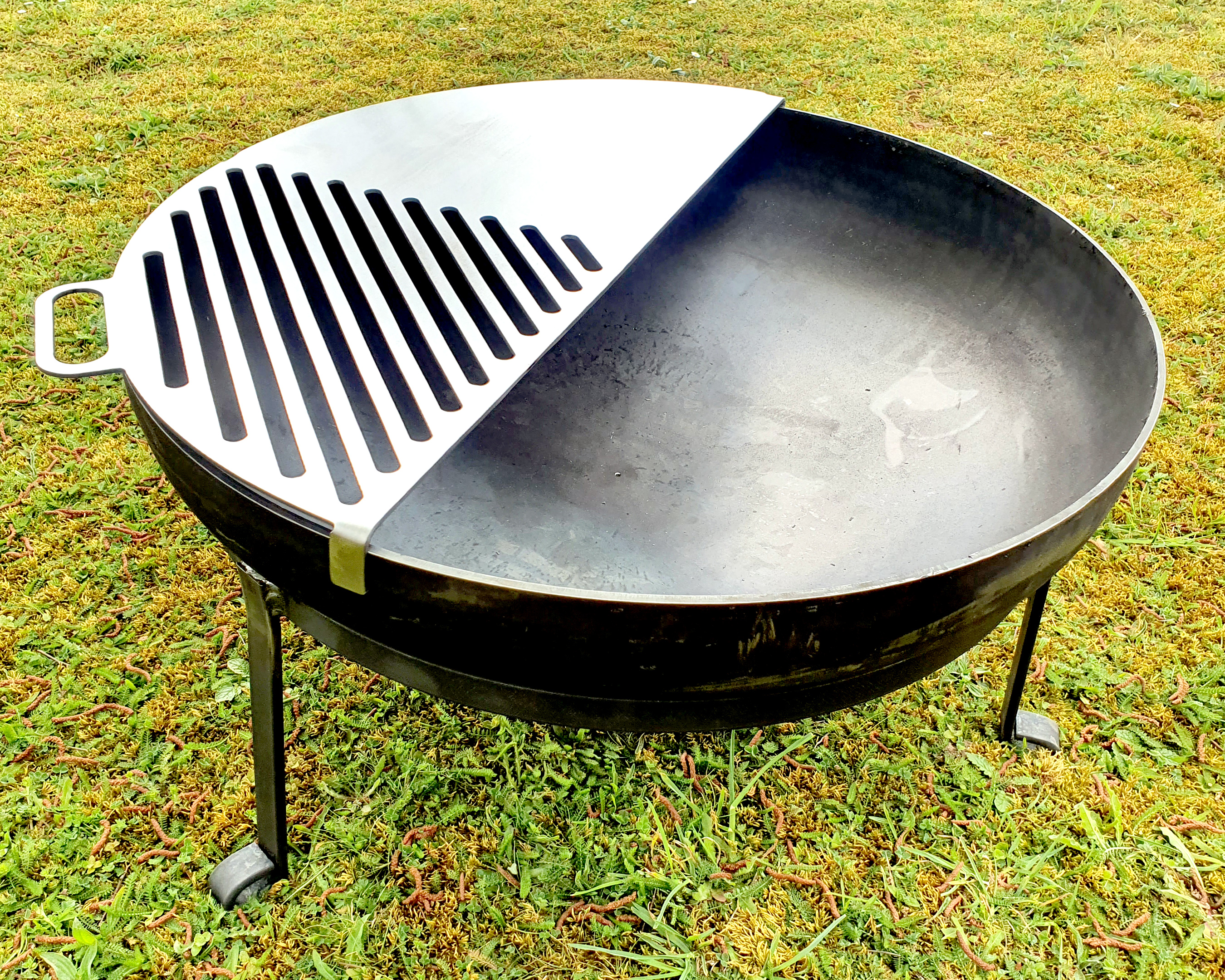 Fire Pit Cooking Grate Half Bars1