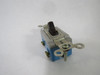 Hubbell HBL1203GY Gray & Blue Light Switch 15A 120-277V 1P 3W USED