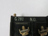 Cutler-Hammer E30G281 Contact Block 600VAC 250VDC 1NO USED