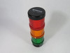 Werma 649-240-02 Tri-Colour Stack Light Signal Tower 24VAC/DC USED