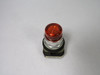 Allen-Bradley 800T-PB16AX Series T Amber Push Button 120V 50/60HZ USED