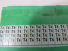 Thomas & Betts T4 Green E-Z-Code Wire Markers Lot of 8 ! NEW !