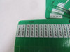 Thomas & Betts X Green E-Z-Code Wire Markers Lot of 21 ! NEW !