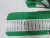 Thomas & Betts Z Green E-Z-Code Wire Markers 25-Pack ! NEW !