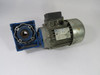 Motovario 0.75kW 3470-3480RPM 230-460V 3Ph C/W Reducer 7.5:1 Ratio USED